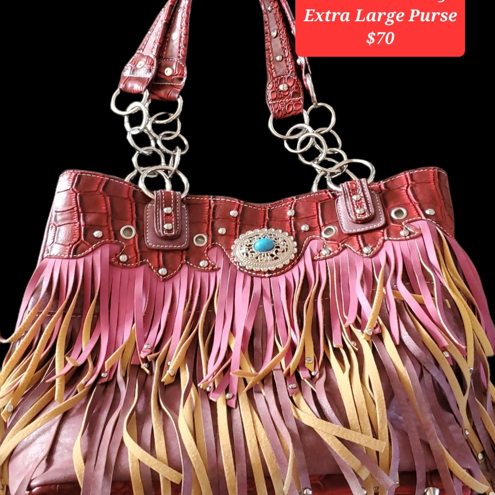 CONCEALED CARRY Western Fringe Purse